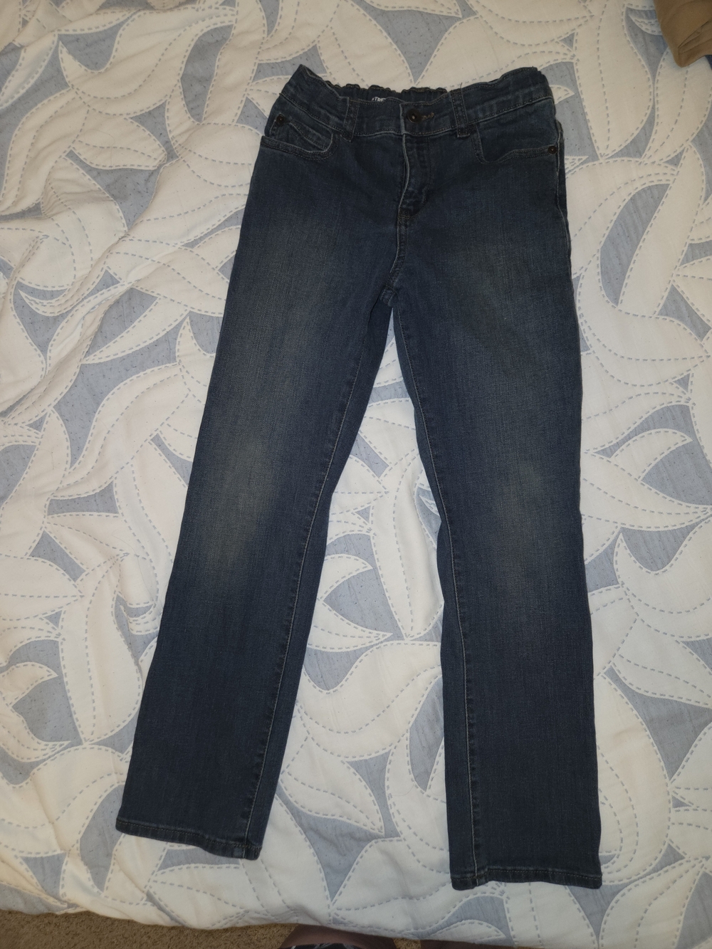 The Children's Place dark blue kids' straight jeans